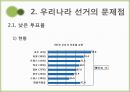 우리나라 선거의 문제점과 개선방안 8페이지