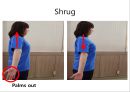 오십견 재활 운동 (Adhesive capsulitis, 1단계 통증 경감 시기, 2단계 적극적 가동범위 회복, 3단계 견갑대 강화 시기).PPT자료 51페이지