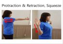 오십견 재활 운동 (Adhesive capsulitis, 1단계 통증 경감 시기, 2단계 적극적 가동범위 회복, 3단계 견갑대 강화 시기).PPT자료 54페이지