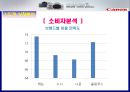 [캐논의 마케팅 전략분석]캐논의 광고 전략과 타 경쟁사와 비교분석하여 성공요인을 분석한 발표자료입니다. 11페이지