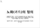 [★★추천PPT★★]노화의 개념, 노화의 요인, 노화와 생물학적 노화, 노화와 사회적 노화, 노화와 심리적 노화, 노화와 노년기, 노화와 보호기능, 노화와 인체변화(신체변화), 노화와 피부노화, 노화의 억제방법 분 4페이지