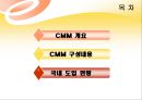 CMM에 대한 이해와 구성내용, 국내도입 사례 분석 및 도입효과 분석.PPT자료 2페이지