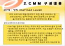 CMM에 대한 이해와 구성내용, 국내도입 사례 분석 및 도입효과 분석.PPT자료 8페이지