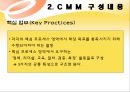 CMM에 대한 이해와 구성내용, 국내도입 사례 분석 및 도입효과 분석.PPT자료 15페이지