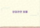 [창업론] 창업 관련 법률 1페이지