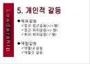 개인적 갈등과 해소방안 (갈등의 정의, 갈등의 조건, 갈등의 모형, 갈등이론의 연구흐름, 개인적 갈등, 개인적 갈등 해소방안).PPT자료 15페이지