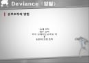 [일탈행동] Deviance (일탈)에 대한 이해와 스포츠에서의 일탈 사례 상세 분석 (규칙위반, 훌리건, 폭력, 약물, 스포츠 도박, 승부 조작, 섭식장애).PPT자료 32페이지