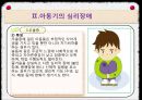 ★아동기의 발달장애★ 아동기의 행동장애(자폐장애, 주의력결핍 과잉행동장애, 품행장애, 학습장애, 먹기장애(거식증, 폭식증)) & 아동기의 심리장애(불안장애, 학교공포증, 우울증, 자살, 정신분열증).PPT자료 21페이지