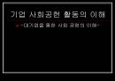 [윤리경영] 기업 사회 공헌 활동 (기업 사회공헌 활동의 개념, 이해, 중요성, 참여동기, 방식 및 분야, 한계) 및 SK 사회공헌의 사례.PPT자료 1페이지