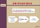  균형리더십 필요, 조직의 생명력, 행동 선택 모델, 6단계 균형 접근, 스티브잡스 사례분석, 팀쿡 사례분석.PPT자료 3페이지