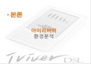 아이리버 (Iriver) (아이리버의 환경분석, 아이리버의 문제점 (내부적, 외부적), 설문 분석).pptx
 4페이지