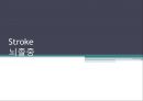 Stroke,뇌졸중 레포트_뇌졸중의 분류및 증상 1페이지