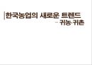 [귀농_귀촌 프로젝트]이촌향도에서 이도향촌 시대로,농촌 인구 증가,경제위기, 은퇴, 전원생활 1페이지