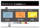 [현대카드의 차별화 전략]신용카드 산업의 현황,현대카드의 성공요인 (차별화 전략)브랜드마케팅,서비스마케팅,글로벌경영,사례분석,swot,stp,4p 12페이지
