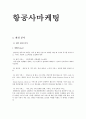 항공사마케팅_마케팅,브랜드,브랜드마케팅,기업,서비스마케팅,글로벌,경영,시장,사례,swot,stp,4p 1페이지