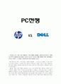 PC전쟁_hp,dell,델컴퓨터,마케팅,브랜드,브랜드마케팅,기업,서비스마케팅,글로벌,경영,시장,사례,swot,stp,4p 1페이지