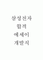 2014 삼성전자 상반기 공채 합격 에세이 1페이지