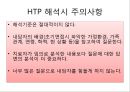 [미술치료] HTP의 실시와 해석(검사 장소, 도구, 지시, 해석) 및 HTP의 관련 질문 예시와 해석시 주의사항.PPT자료 12페이지