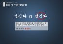 자랑스런 문화유산 한글의 틀리기 쉬운  맞춤법 - 틀리기 쉬운 맞춤법, 맞춤법, 실생활 맞춤법, 일상 맞춤법.pptx

 18페이지