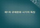 규제완화의 임팩트-공익사업의 규제 완화,전기통신산업의 단계적 규제 완화,한정적 격 경쟁과 도산의 회피,서비스의 다양화와 차별화 10페이지