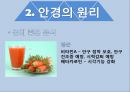 안경(眼鏡)의 모든 것 (안경의 발달과정, 안경의 원리, 안경과 생활, 한국의 안경, 근시원시, 노안, 눈에 좋은 음식, 스마트시대의 안경).pptx 16페이지