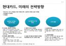 현대카드- 소개,현대카드의 성장동력,신용카드 업계의 상황 카드대란,현대카드의 위기,현대카드 M,신용카드 시장의 진입장벽과 KSF 9페이지