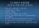 CJ 기업 분석-CJ 경영방침,CJ 주요사업,CJ 채용제도,CJ채용프로세스,CJ 종합적성검사,브랜드마케팅,서비스마케팅,글로벌경영,사례분석,swot,stp,4p 13페이지
