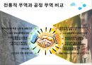 공정무역의 역사-공정무역을 위한 활동,공정무역의 의의와 미래,세계각지의 불공정 무역,공정무역의 정의와 등장과정,전통적 무역과 공정 무역 비교 9페이지