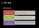 해외직접투자-FDI 개요,FDI 동기,FDI 진입방식,FDI의 세계적 동향,우리나라 FDI의 현황,브랜드마케팅,서비스마케팅,글로벌경영,사례분석,swot,stp,4p 3페이지