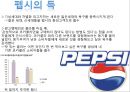 콜라전쟁 - 코카콜라 vs 펩시콜라 (초기전투, 펩시의 성장 , 뉴코크의 실패와 반격, 세계무대로확전, 남아메리카의 쓴맛을 본 펩시, 유럽의 찬맛을 본 코카콜라, 새로운세기, 고전하는코카콜라, 전진하는펩시).pptx 11페이지