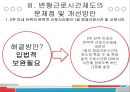 변형근로시간제도의 문제점과 개선방향 (탄력적 근로시간제, 선택적 근로시간제).pptx 33페이지