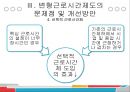 변형근로시간제도의 문제점과 개선방향 (탄력적 근로시간제, 선택적 근로시간제).pptx 45페이지