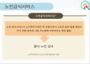 노인급식서비스(노인급식실제사례, 도시락배달, 노인요양급식, 영양관리수가, 실버식품개발, 미국의노인급식서비스) PPT, 파워포인트 7페이지