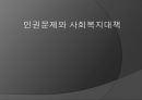 인권문제와 사회복지대책(장애인인권, 여성인권, 노인인권, 외국인노동자인권보호) PPT, 파워포인트 1페이지