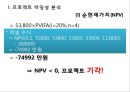 자본예산결정 - 프로젝트 타당성 분석 & 자본예산결정(불확실성하의)-시나리오 분석민,감도 분석.ppt 6페이지