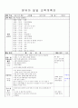[영유아 일일 교육계획안] 생활 주제 : 물과 우리 생활 | 소주제 : 물의 특성 | 교육 목표 : 물의 특성을 이해한다 (만5세) 1페이지