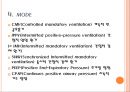 ventilator(인공호흡기 간호) {정의와 적응증, 종류, setting, mode, 간호, 생리적 변화와 합병증, Weaning, 관리}.pptx 22페이지