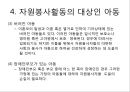 아동 및 청소년 자원봉사 활동(Volunteer Activity).ppt 20페이지