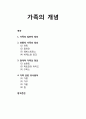 [가족정책론] 가족(家族)의 개념(정의) - 가족의 일반적 정의, 전통적 가족의 정의, 현대적 가족의 정의, 가족 관련 유사용어 1페이지