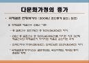[PPT](국제결혼國際結婚의 증가와 한국 내에서의 인식) 다문화 가정 증가 원인, 다문화 가정 인식 현황, 다문화가정 문제점, 다문화 가정 전망 5페이지