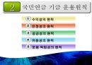 [PPT][국민연금國民年金에 대한 모든 것] 국민연금 개념, 국민연금 목적, 국민연금 목표, 국민연금 특징, 국민연금 운용현황, 국민연금 운용실태, 국민연금 문제점, 국민연금 개선방안 32페이지