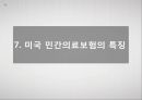 [미국美國사적 보험 분석] 미국 사적 보험, 미국 사보험, 미국의 의료기관 및 관리기구, 급여내용, 지불보수 방법, 민간의료보험 특징 36페이지