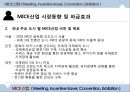MICE산업 ( Meeting, Incentive travel, Convention, Exhibition ) - MICE산업 개념 및 특성, MICE산업 시장동향 및 파급효과, 해외 MICE산업 육성 사례 분석, 글로벌 MICE 산업시장 전망, 요약 및 시사점.pptx 32페이지