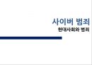 [★발표자료★][현대사회와 범죄] 사이버 범죄 - 사이버 범죄의 유형과 실태 및 사이버 범죄 사례 분석에 대한 사이버 범죄 대책방안.pptx 1페이지