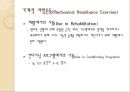 [도수저항운동 (Manual Resistance Exercise)] 도수저항운동의 정의, 도수저항운동, 기계적 저항운동, 저항운동 장비 이용.pptx 35페이지