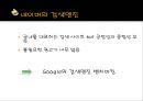 네이버(NAVER)기업분석과 서비스분석 및 네이버 SWOT,STP분석과 해외진출 전략사례연구 (구글의 성공전략과 비교분석).PPT 11페이지