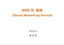 SNS의 동향 (소셜 네트워크 서비스 Social Networking Service).ppt 1페이지