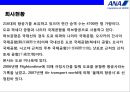 전일본항공 [ANA]의 일본 1위 도약을 위한 경영전략ANA ( All Nippon Airways, 全日本空輸 ) 
 8페이지