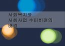 사회복지와 사회사업 수퍼비젼의 배경 1페이지
