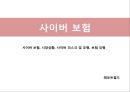 ★ 사이버보험 - 사이버 보험, 시장상황, 사이버 리스크 및 유형, 보험 유형 1페이지